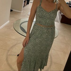Abercrombie and Fitch crop & skirt set